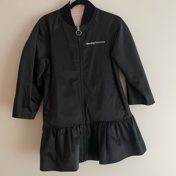 Opening Ceremony Reversible Peplum Bomber Jacket - Picture 2 of 11